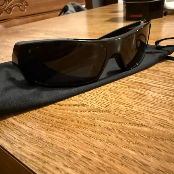 Oakley Glossy Black Sunglasses - Picture 2 of 2